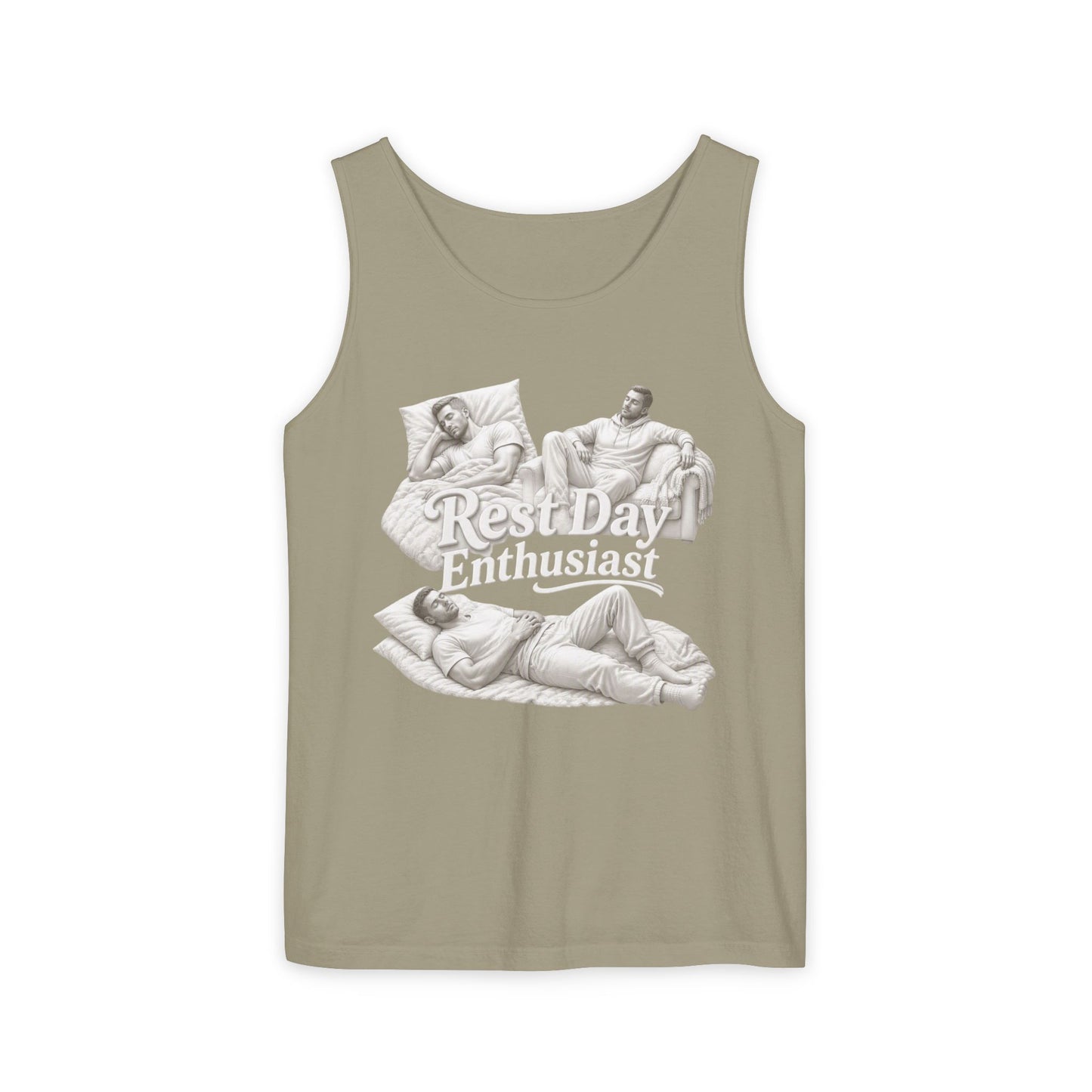 "Rest Day Enthusiast" - Muscle Tank Top