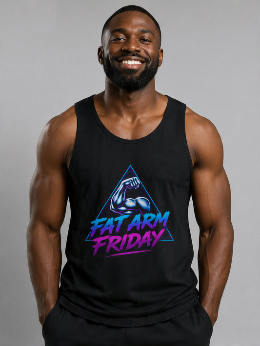 "The FAF" - Logo Graphic Muscle Tank Top